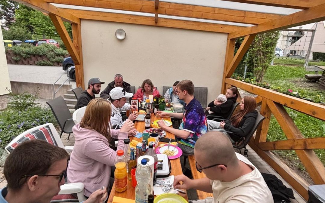 Grillfest der Verselbstständigungsgruppe