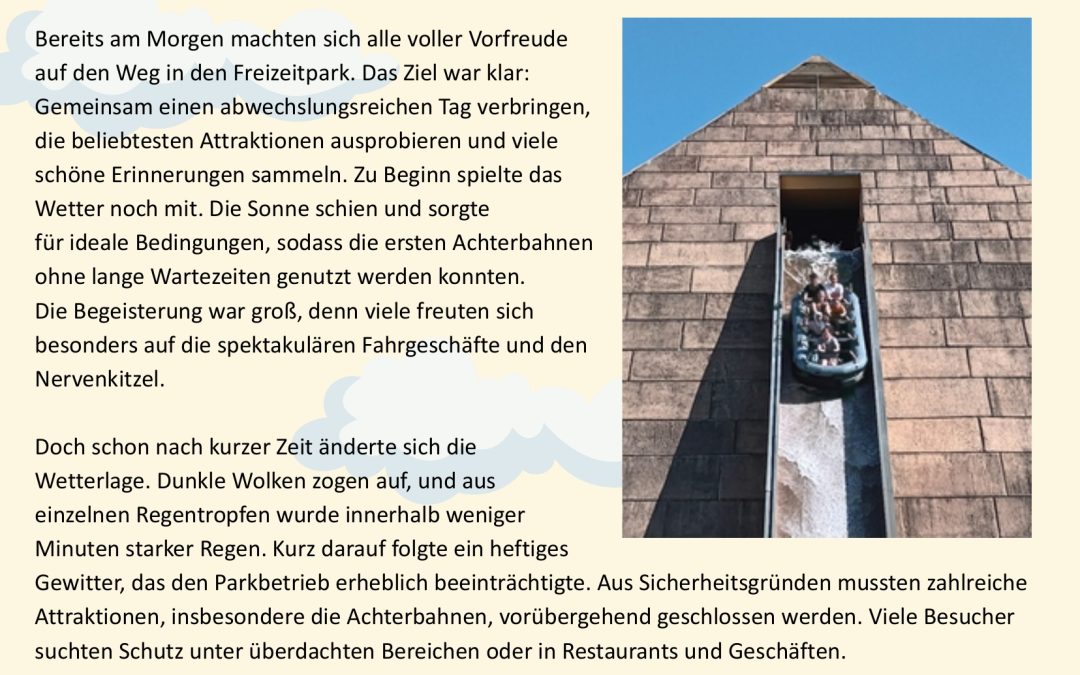 Zwischen Regen und Sonne bleiben Erinnerungen….